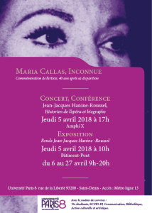 expo callas inconnue paris 8 saint denis presentation classiquenews