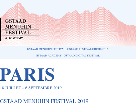 GSTAAD : Festival Yehudi Menuhin 2019 : la location est ouverte – Classique  News